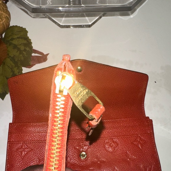 Louis Vuitton Empreinte Curieuse Red Wallet w/Insert - Gently Loved! - Picture 9 of 12